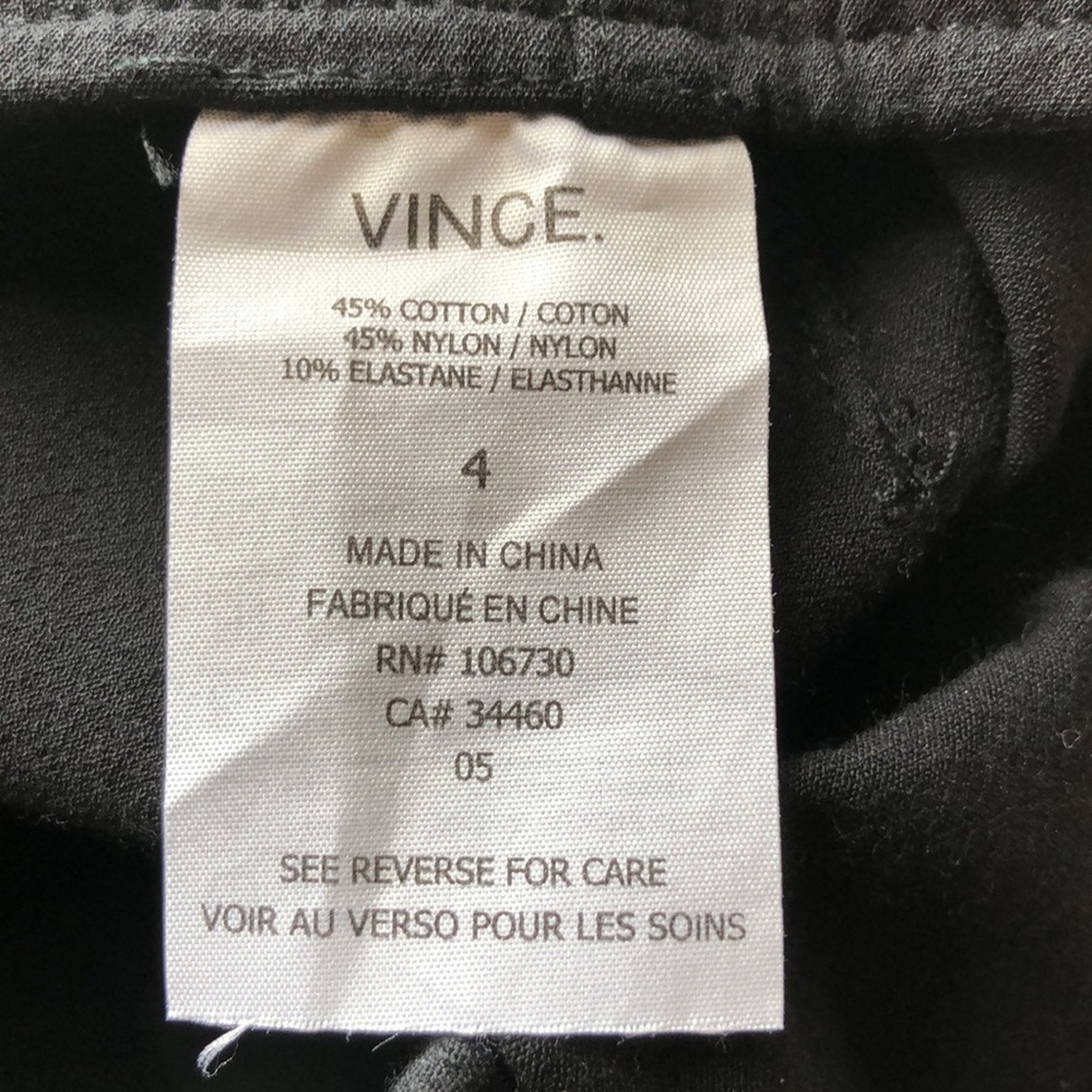 VINCE Skinny Ankle Pants Sz 4 - Picture 5 of 6